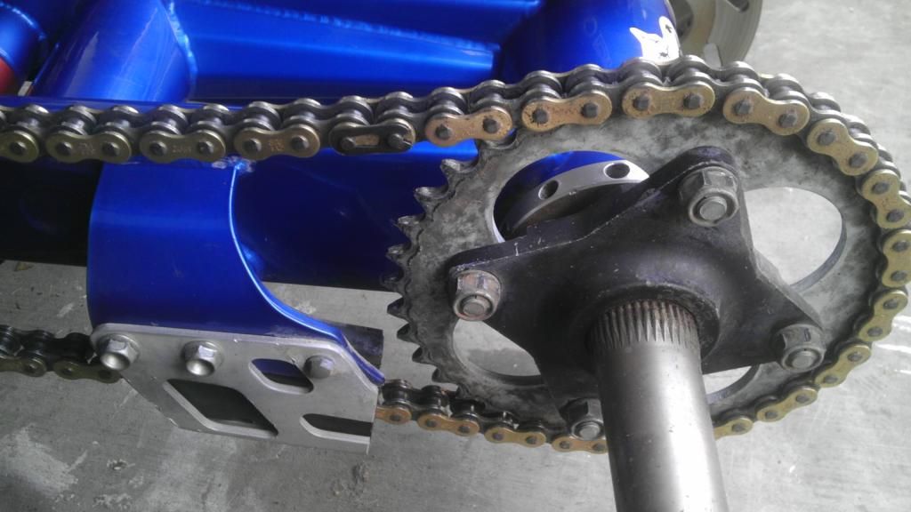 Roll Design/LOBO Swingarm (250R Style) sprocket/rotor hub, wheels hubs